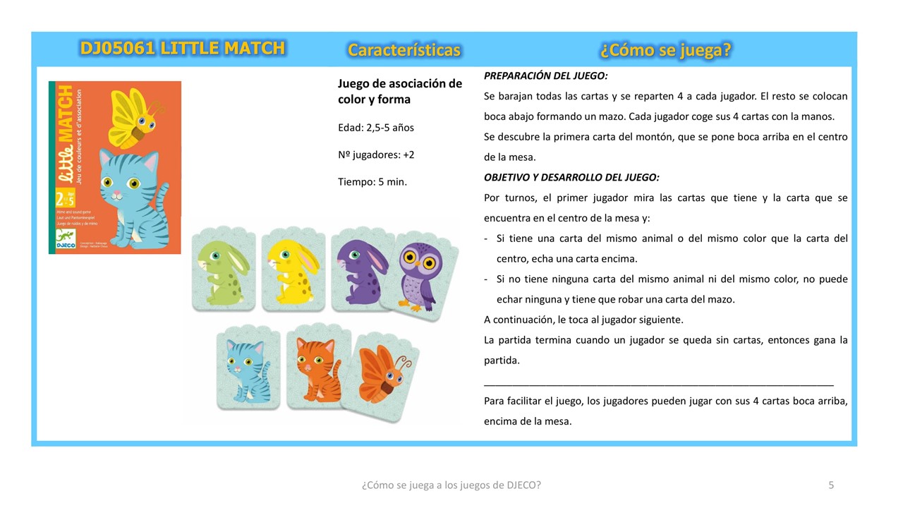 Cartas Little Match - Imagen 3