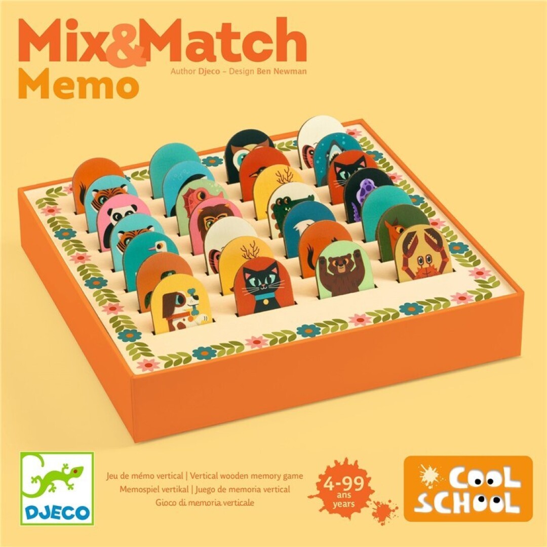 Juego Cool School Memo Mix&match