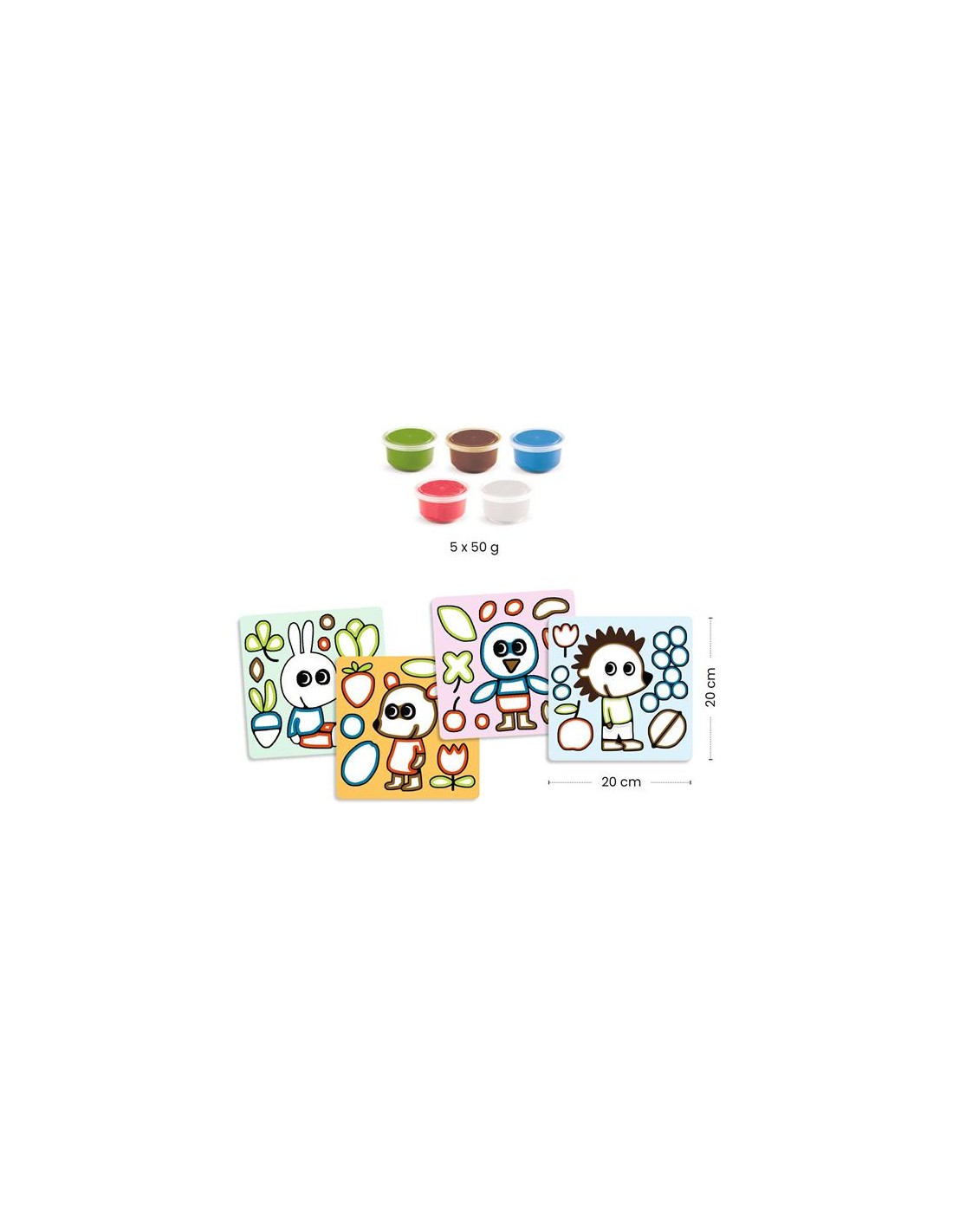 Colorear con arcilla que Traviesos del jardín - Imagen 2